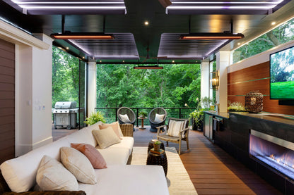 Bromic Heating Tungsten Smart-Heat 44" 2000 Watt 220-240V Black Electric Patio Heater