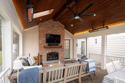 Bromic Heating Tungsten Smart-Heat 44" 2000 Watt 220-240V Black Electric Patio Heater