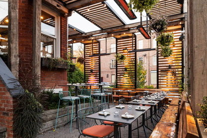 Bromic Heating Tungsten Smart-Heat 44" 2000 Watt 220-240V Black Electric Patio Heater