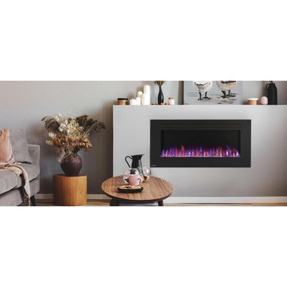 Continental Linear 50" Wall Mount Electric Fireplace
