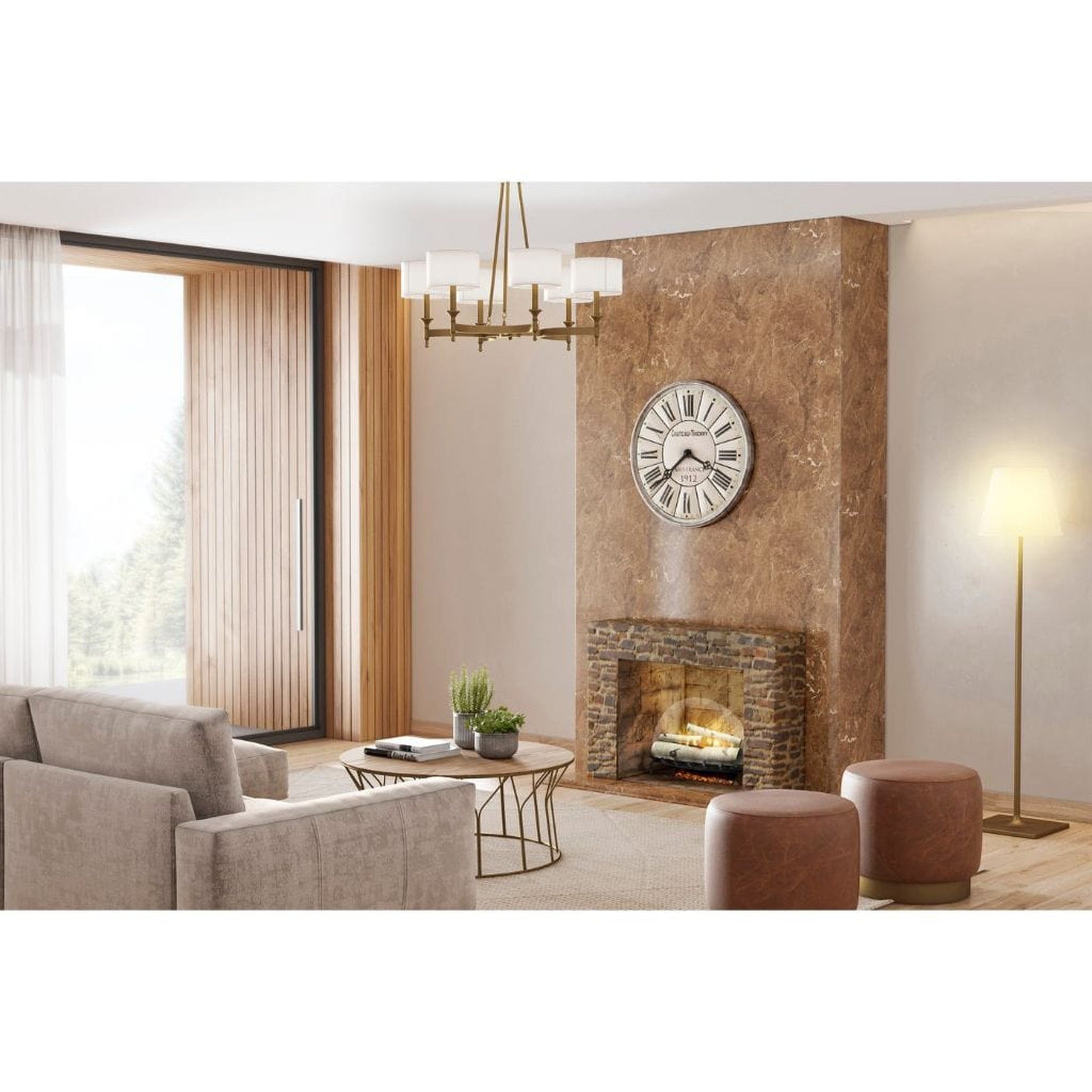 Dimplex 25" Revillusion Plug-In Electric White Birch Log Set