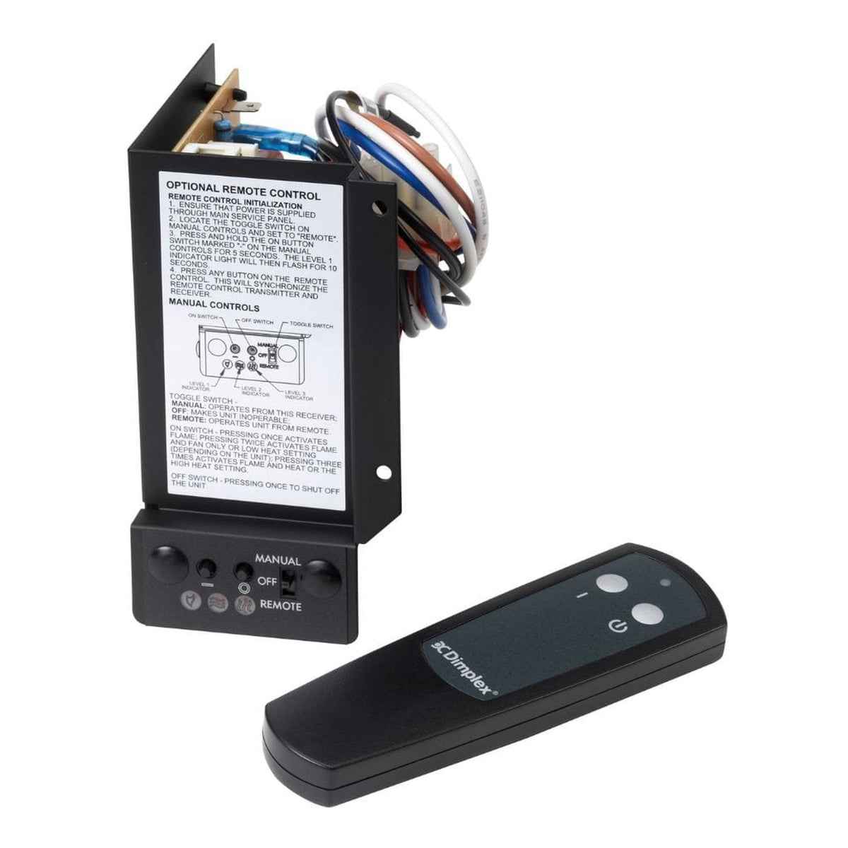 Dimplex Fireplace Controller DIMPLEX BFRC-KIT 3-Stage Remote Control Kit – Electric Fireplace Guys