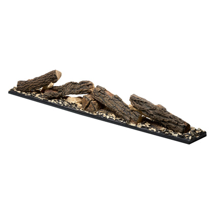 Dimplex 74" Split Log Faux Wood 1-Piece Moulded Logset