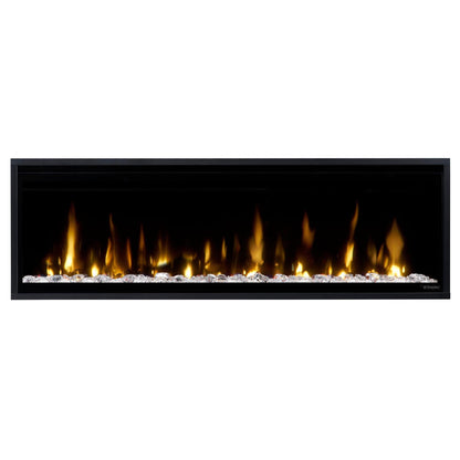 Dimplex Ignite Evolve 50" Built-in Linear Electric Fireplace With Tumbled Glass and Driftwood Media
