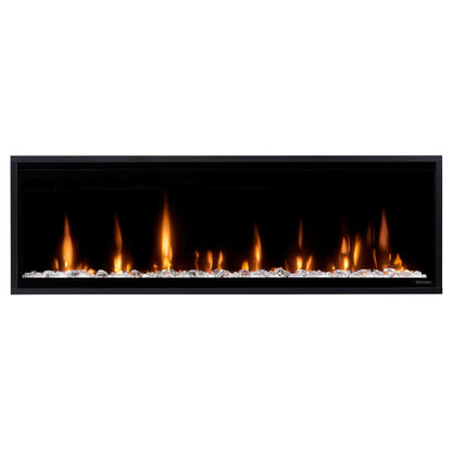 Dimplex Ignite Evolve 50" Built-in Linear Electric Fireplace With Tumbled Glass and Driftwood Media