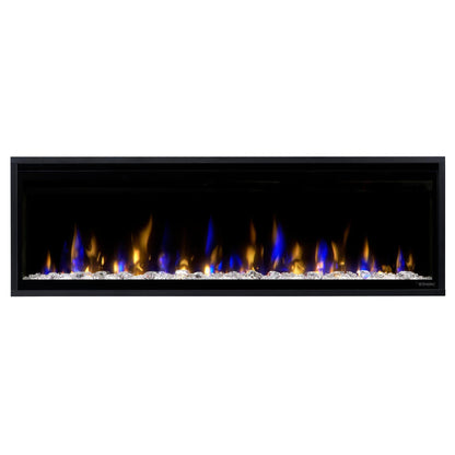 Dimplex Ignite Evolve 50" Built-in Linear Electric Fireplace With Tumbled Glass and Driftwood Media