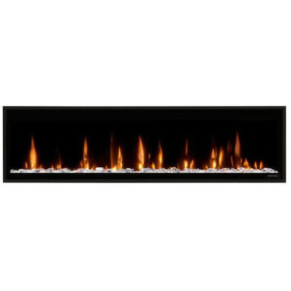 Dimplex Ignite Evolve 60" Built-in Linear Electric Fireplace With Tumbled Glass and Driftwood Media