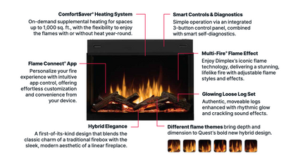 Dimplex Ignite Quest 42" Built-in Electric Fireplace