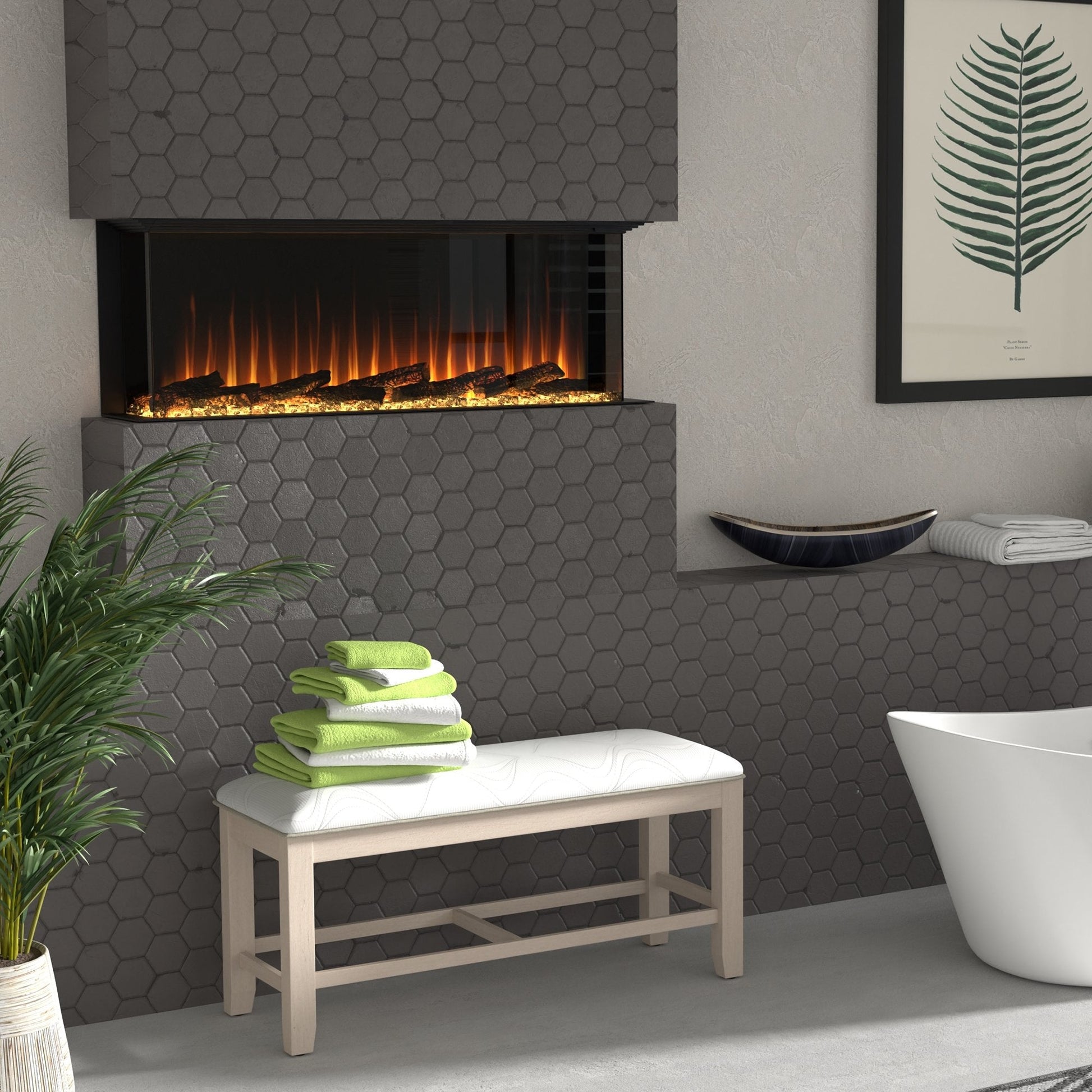 Dimplex Ignite Ultra 60" Built-in Linear Electric Fireplace