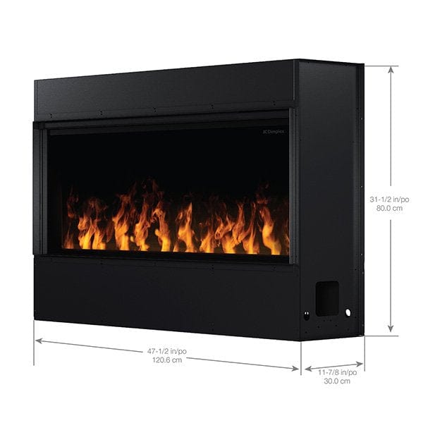 Dimplex Opti-Myst 46" Linear Electric Fireplace With Acrylic Ice and Driftwood Media