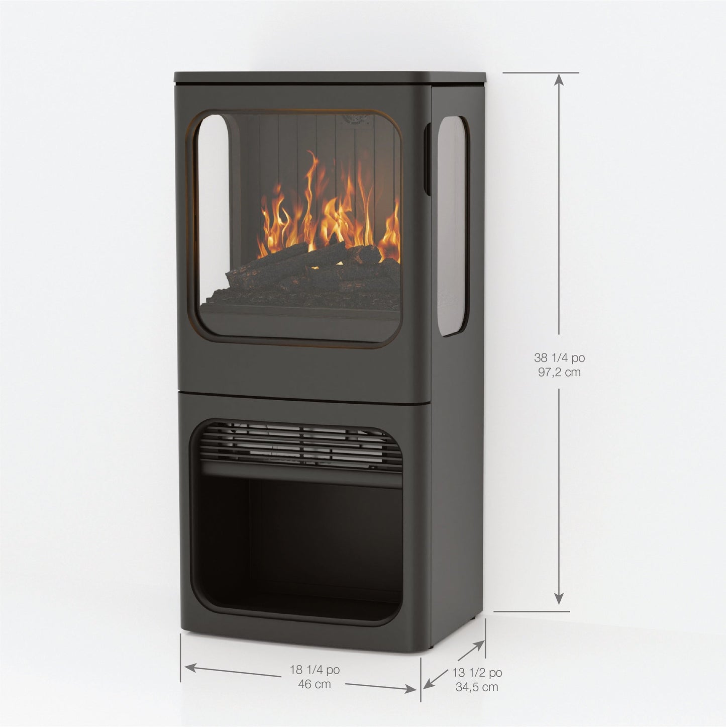 Dimplex Optimyst Mapleton 38" Freestanding Water Vapor Electric Fireplace Stove