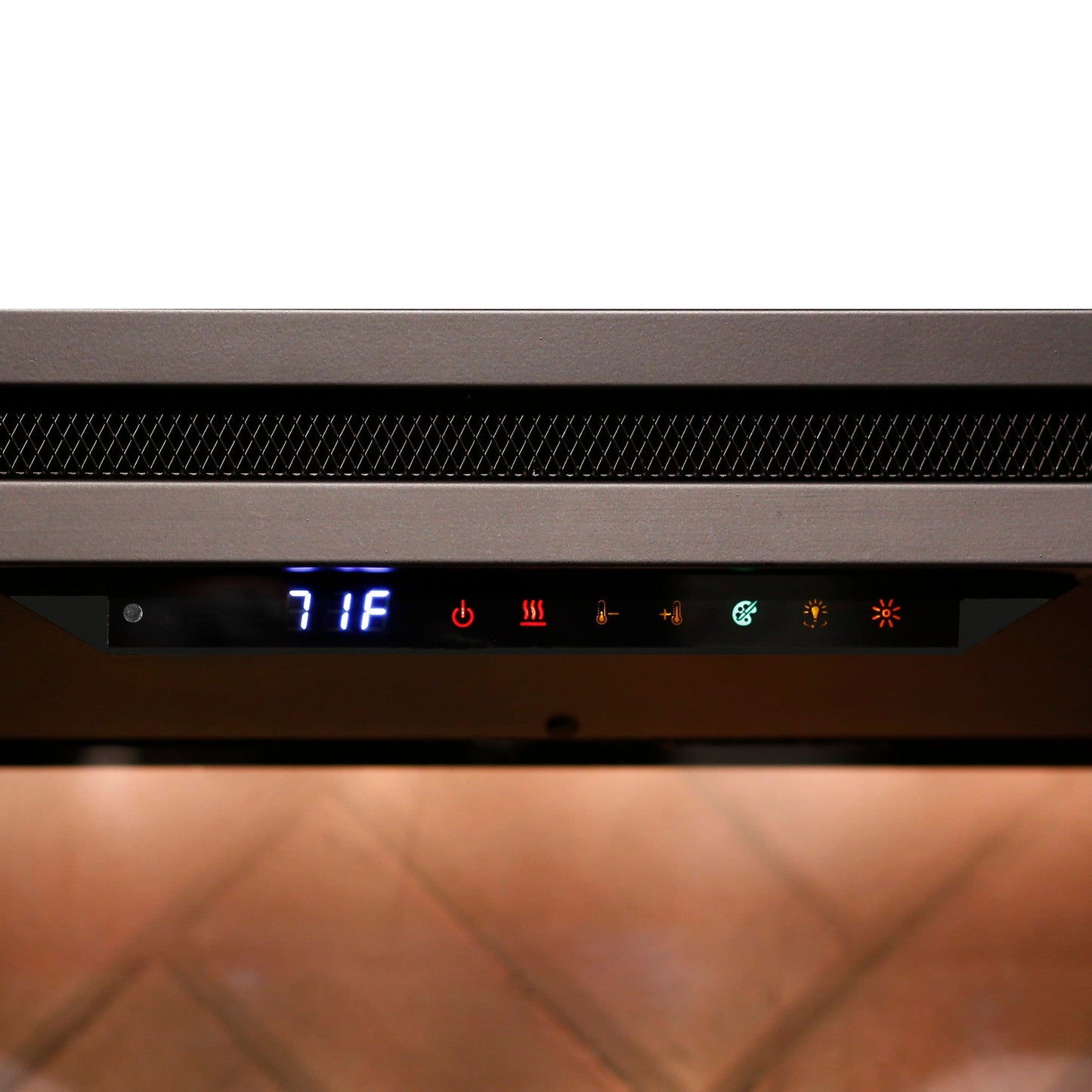 Dimplex Revillusion 24" Built-in Electric Firebox With Weathered Concrete Interior
