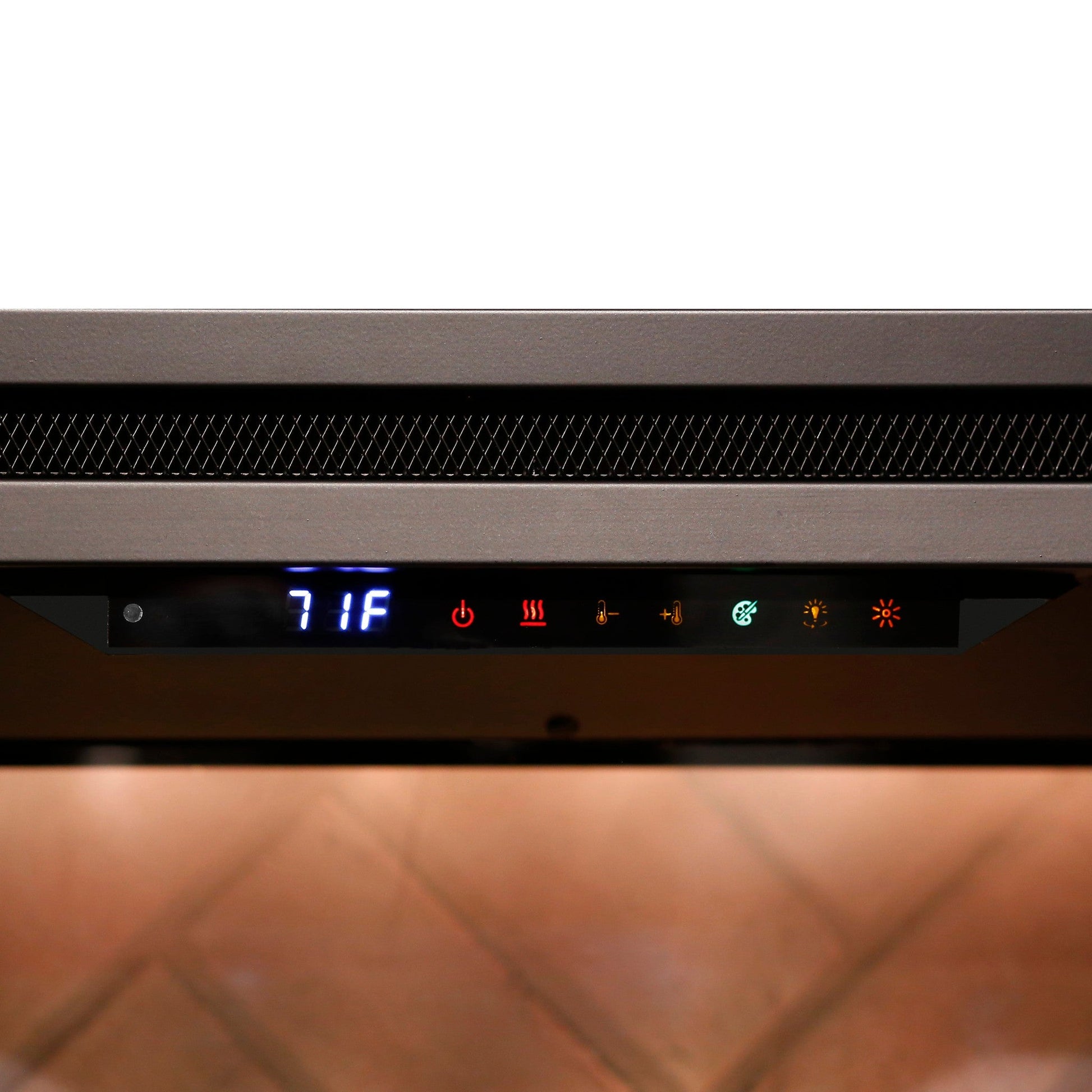 Dimplex Revillusion 24" Built-in Electric Firebox With Weathered Concrete Interior