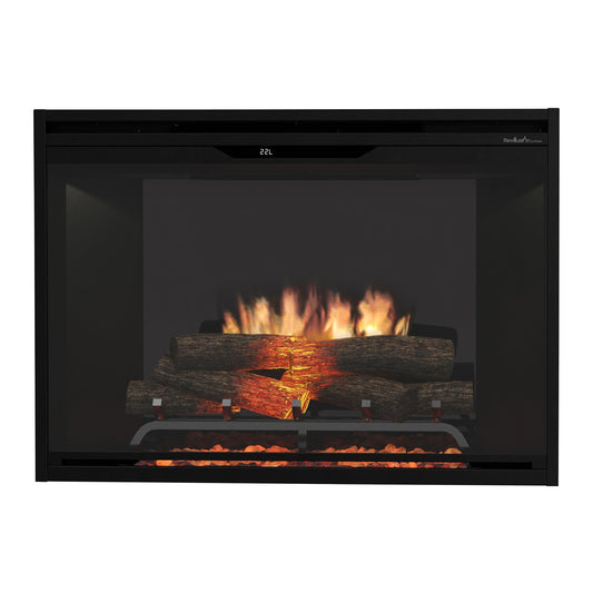 Dimplex Revillusion 36" Built-in Electric Firebox With Black Backer