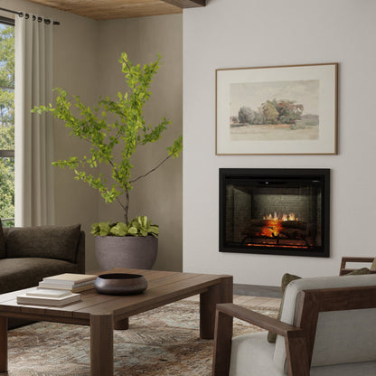 Dimplex Revillusion 36" Built-in Electric Firebox With Neutral Brick Backer