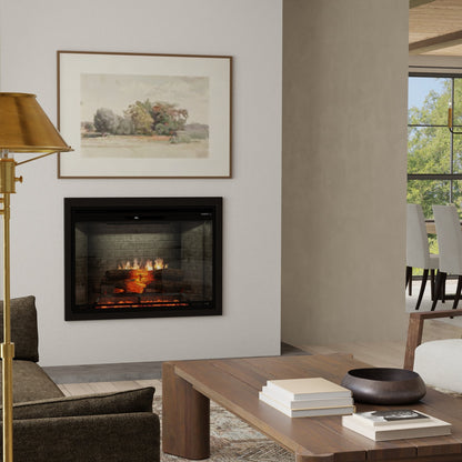Dimplex Revillusion 36" Built-in Electric Firebox With Neutral Brick Backer