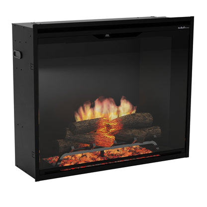 Dimplex Revillusion 36" Portrait Built-in Electric Firebox With Black Backer