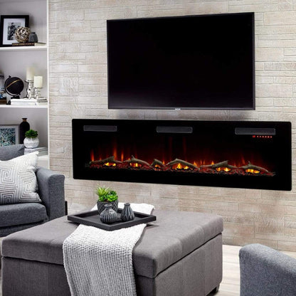 Dimplex Sierra 72" Wall-Mount/Tabletop Linear Electric Fireplace