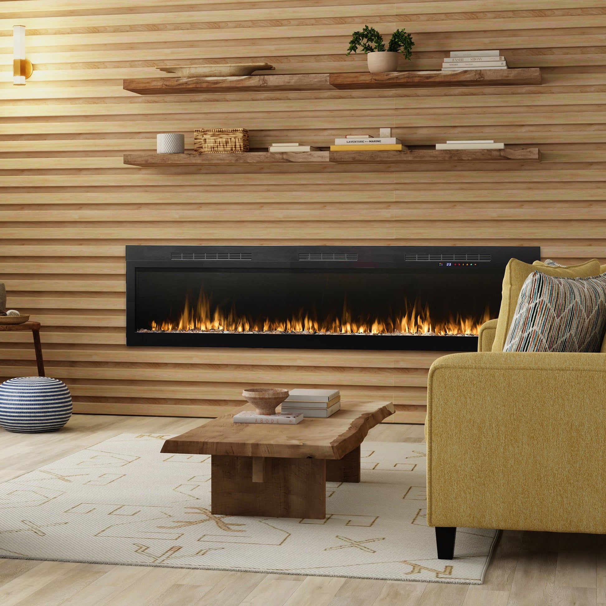 Dimplex Vital Sense 74" Built-in Linear Electric Fireplace