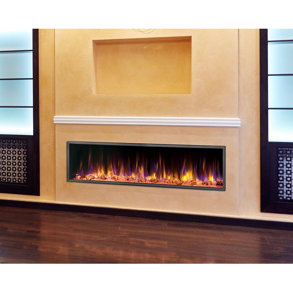 Dynasty Harmony 64" Built-in Linear Electric Fireplace