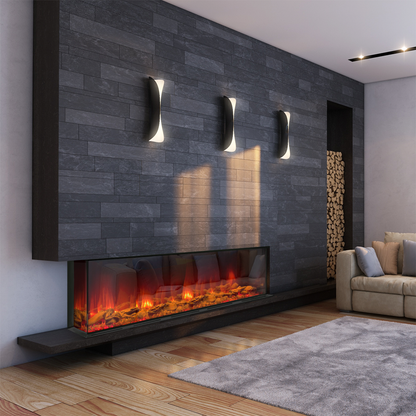 Dynasty Melody 60" Multi-Sided Smart Linear Electric Fireplace