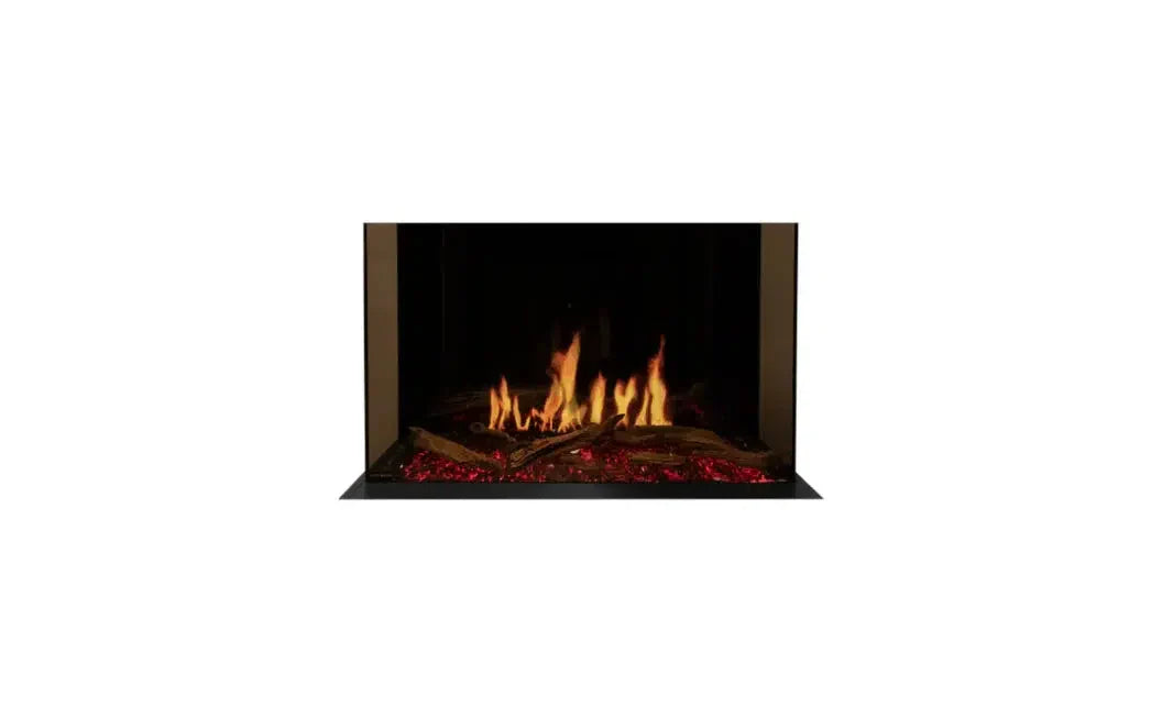 EcoSmart Fire Motion 30" Black Bay Electric Fireplace by MAD Design Group
