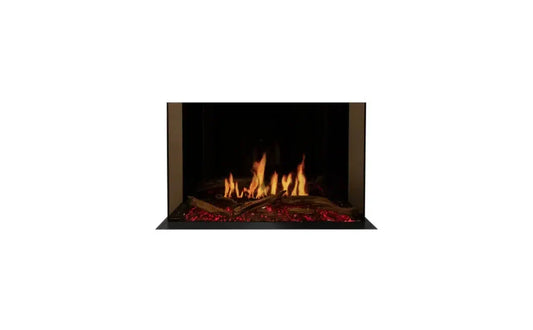 EcoSmart Fire Motion 30" Black Bay Electric Fireplace by MAD Design Group