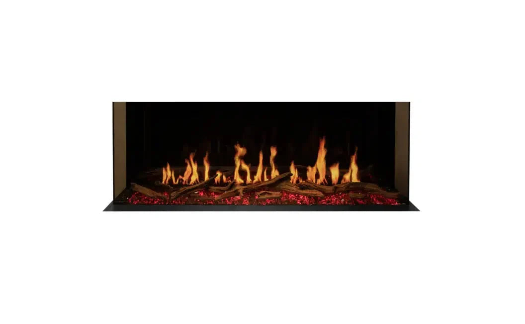 EcoSmart Fire Motion 52" Black Bay Electric Fireplace by MAD Design Group