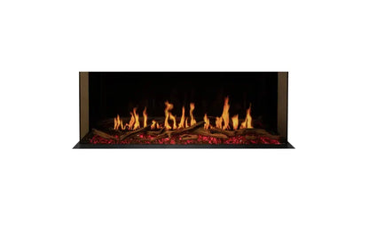 EcoSmart Fire Motion 52" Black Bay Electric Fireplace by MAD Design Group