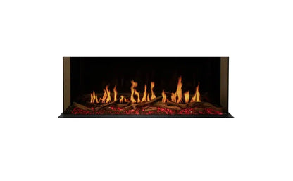EcoSmart Fire Motion 52" Black Right Corner Electric Fireplace by MAD Design Group