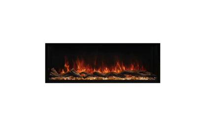 EcoSmart Fire Switch 44" Black Single Sided Electric Fireplace by MAD Design Group