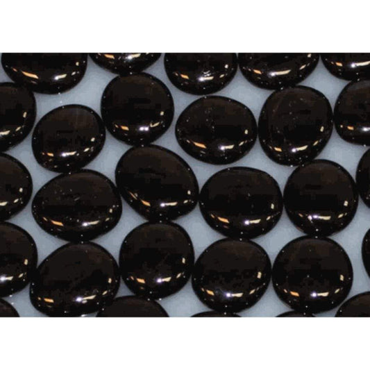 Empire 1" Onyx Solid Reflective Decorative Glass Drops (2 Sq. Ft.)