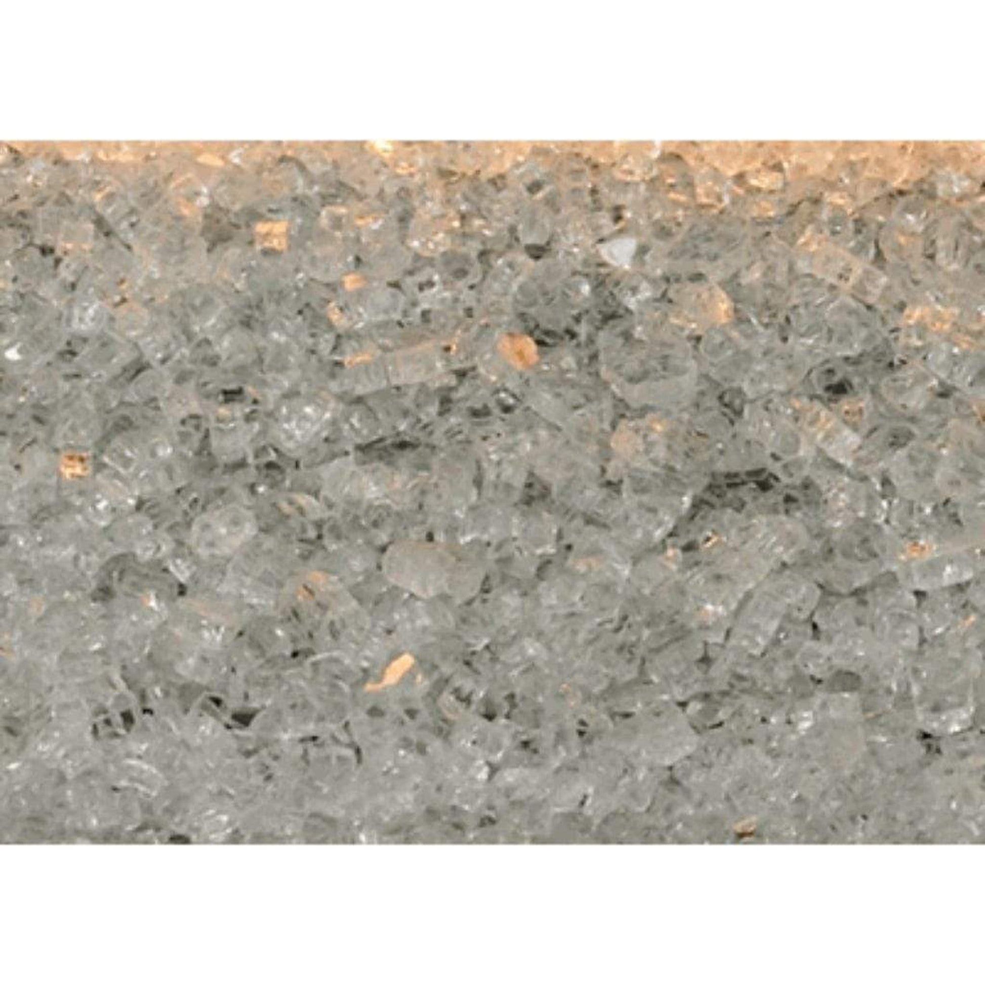Empire Clear Frost Reflective Decorative Crushed Glass Media (1 Sq. Ft.)