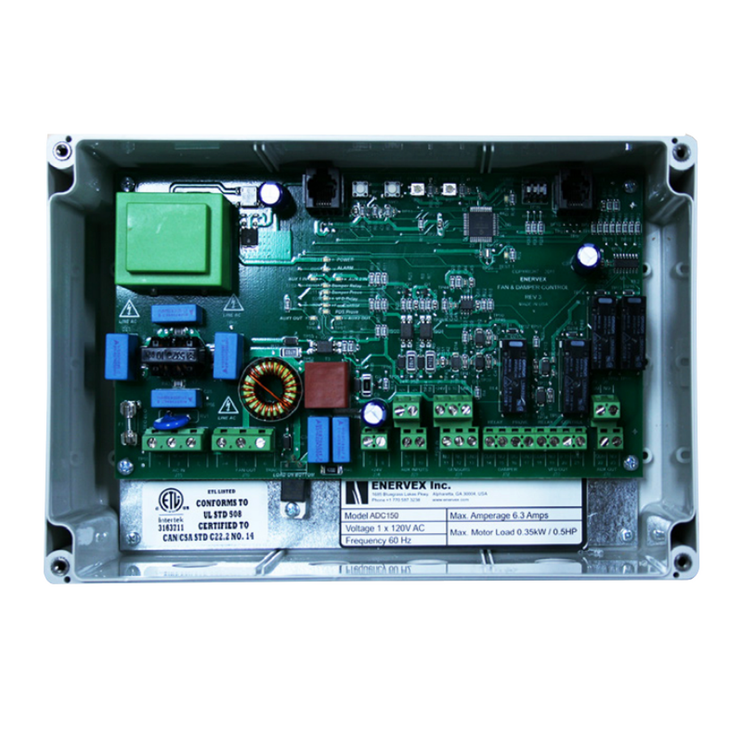 Enervex ADC150 Modulating Fan & Damper Controller