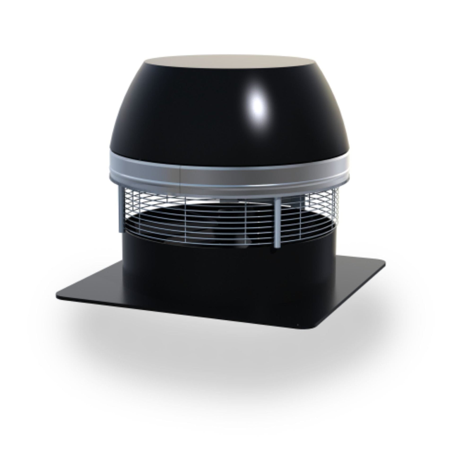 Enervex RSHT 12" Chimney Fan With 8" Manual Fireplace Damper & 15A Fan Speed Control - Manual Draft & Damper System