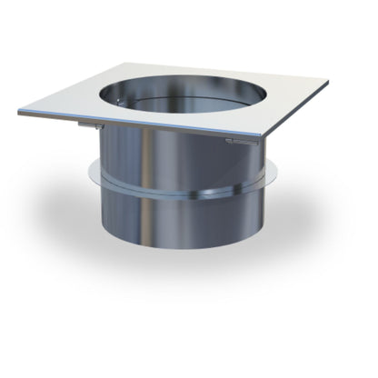 Enervex RSHT 12" Chimney Fan With 8" Manual Fireplace Damper & 15A Fan Speed Control - Manual Draft & Damper System