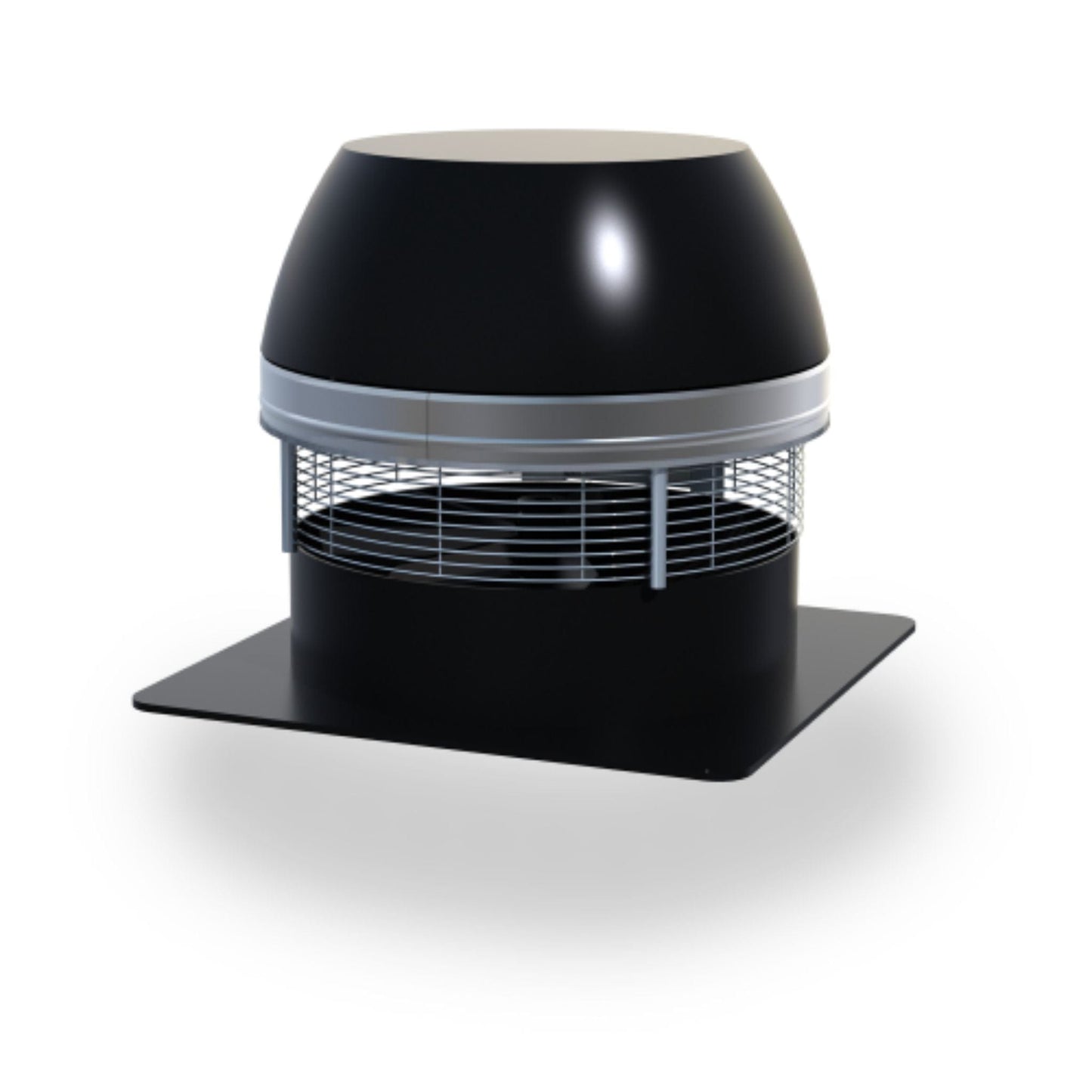 Enervex RSHT 12" Chimney Fan With 8" Manual Fireplace Damper & 8A Fan Speed Control - Manual Draft & Damper System