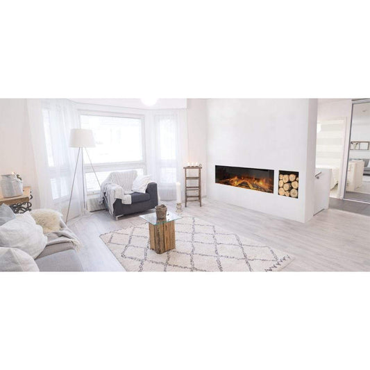 European Home 40" 3-Sided E Series Built-In Electric Fireplace with EvoFlame Burner Technology