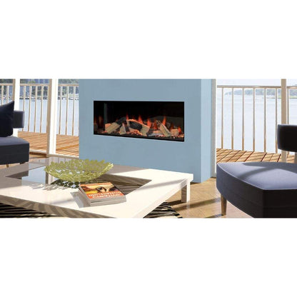 European Home 40" Kiruna 3-Sided Built-In Electric Fireplace with Halo Burner Technology