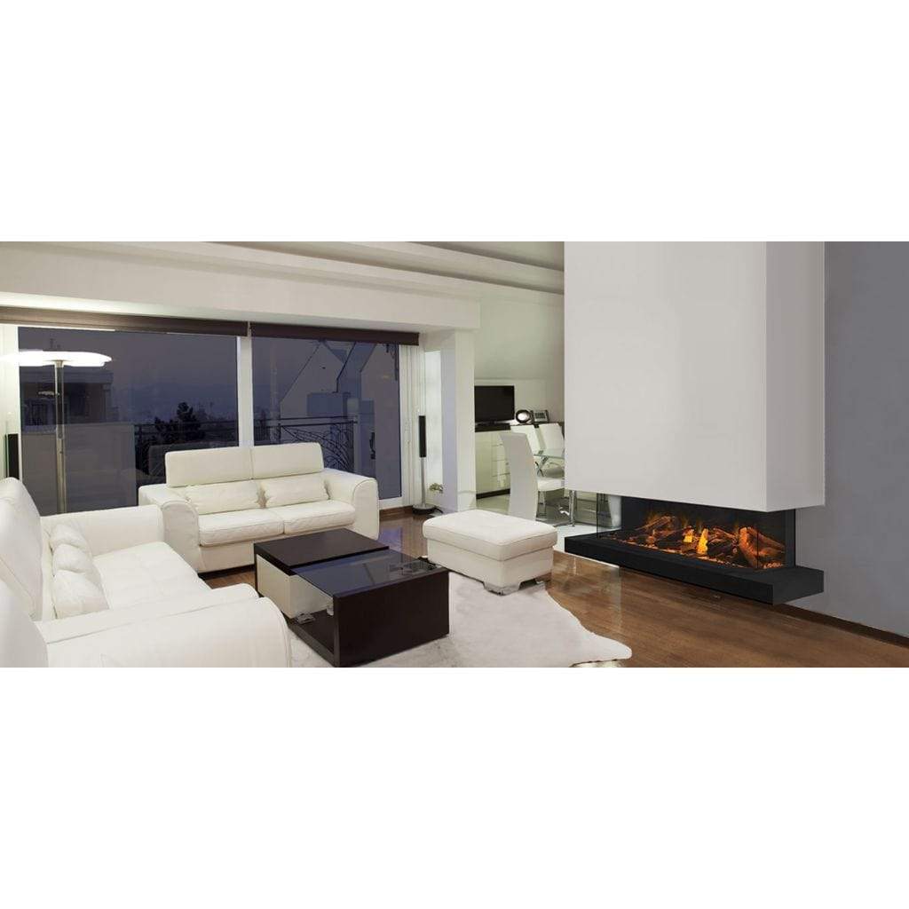 European Home 60" 3-Sided E Series Built-In Electric Fireplace with EvoFlame Burner Technology