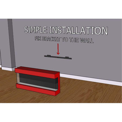 Evolution Fires 44" 3 Sided Empire Panoramic HD + Builders Box