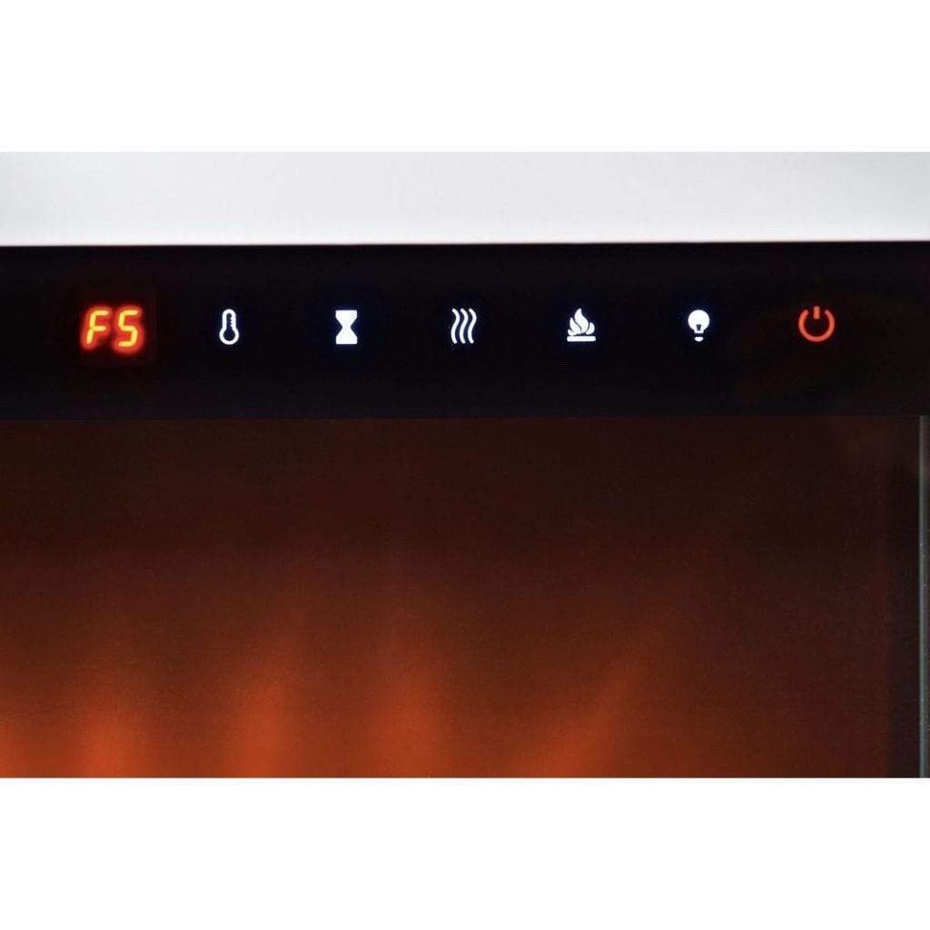Evolution Fires 44" 3 Sided Empire Panoramic HD + Italian Walnut