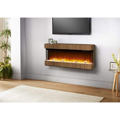 Evolution Fires 44" 3 Sided Empire Panoramic HD + Italian Walnut