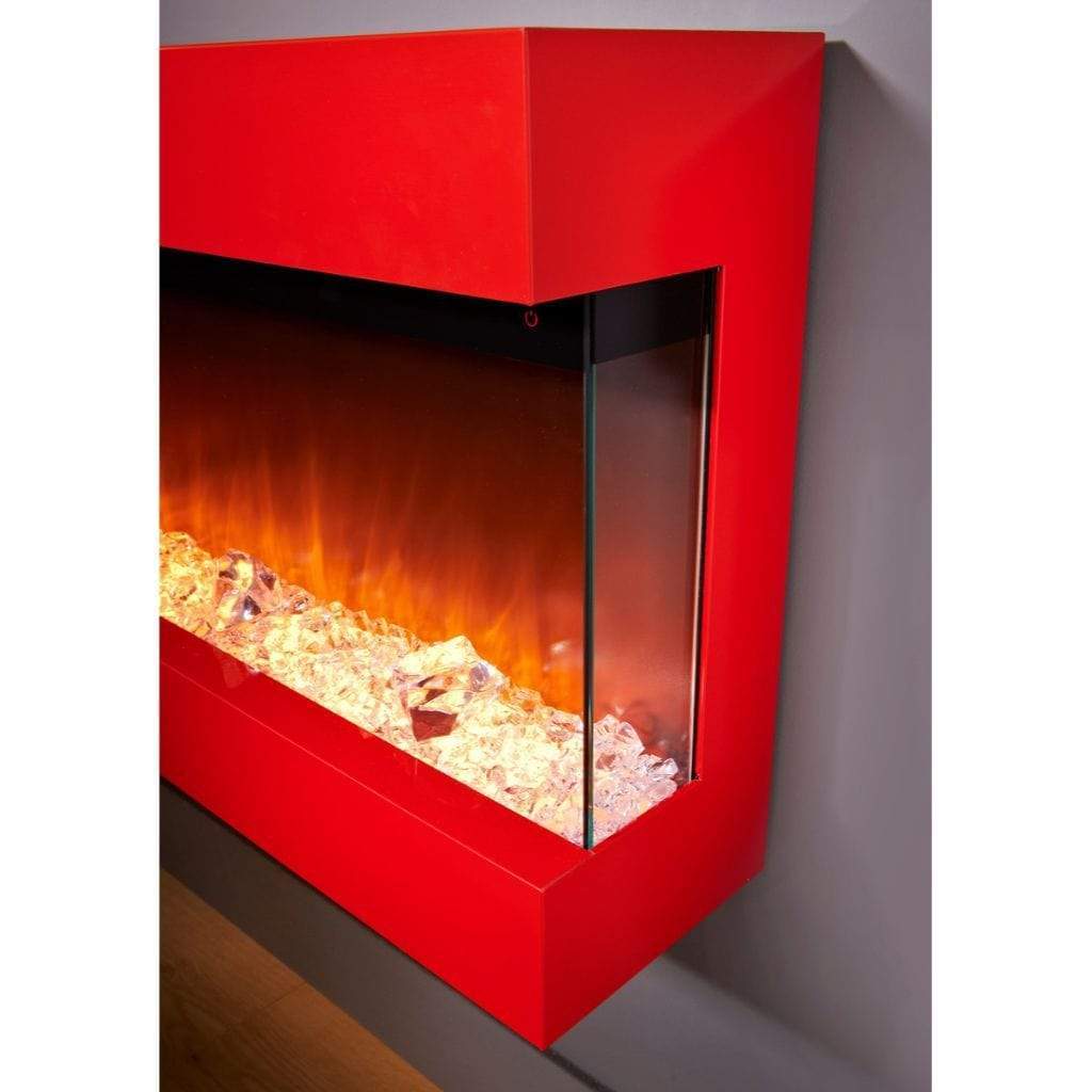 Evolution Fires 44" 3 Sided Empire Panoramic HD + Red Gloss