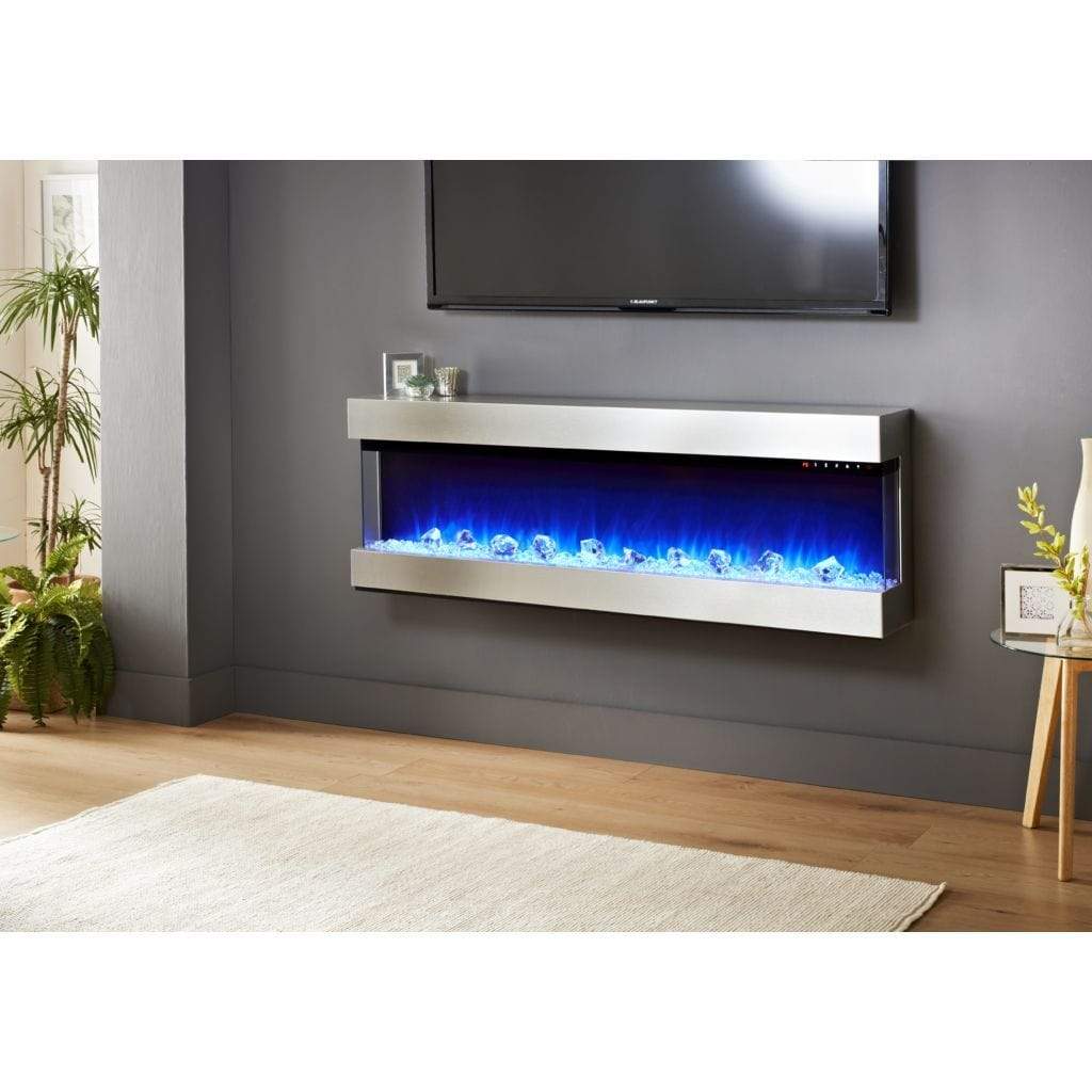 Evolution Fires 72" 3 Sided Empire Panoramic HD+ Stainless Steel