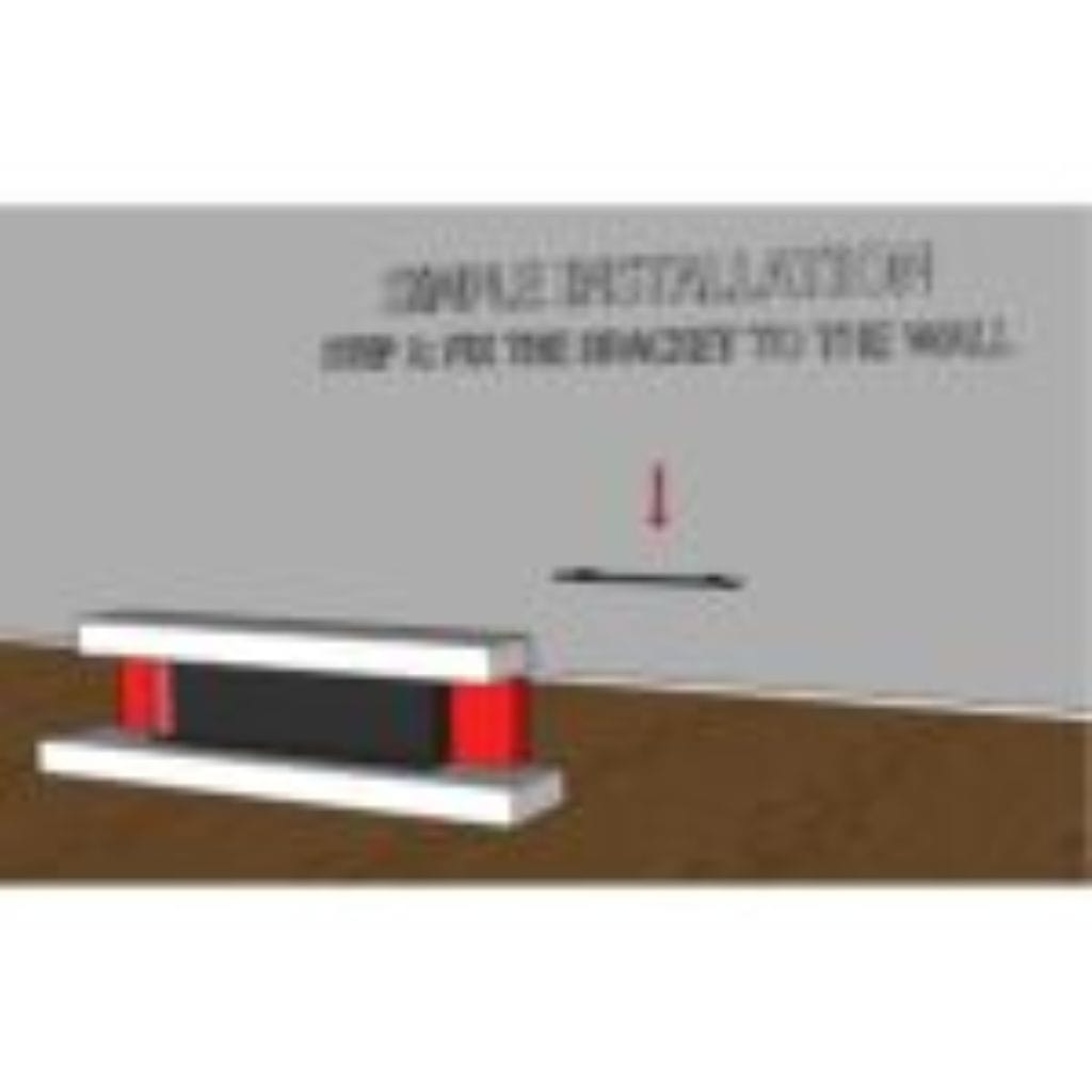Evolution Fires 72" Alpha Electric Fireplace – Red Gloss Panels