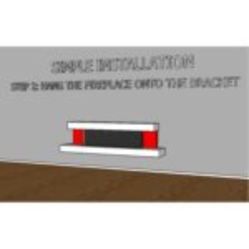 Evolution Fires 72" Alpha Electric Fireplace – Red Gloss Panels