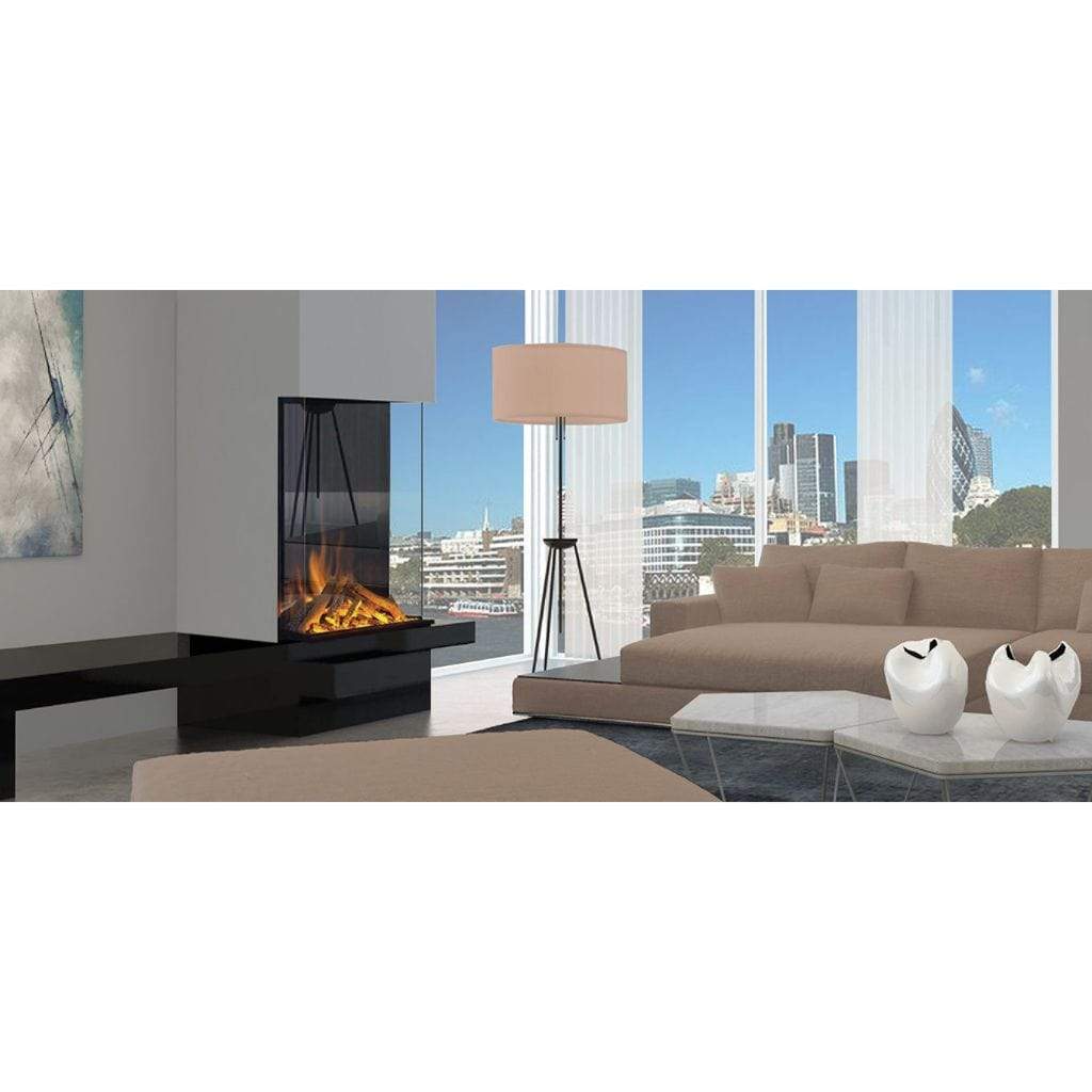 Evonic Fires Vertical with E-Series Built-In Electric Fireplace with EvoFlame Burner Technology