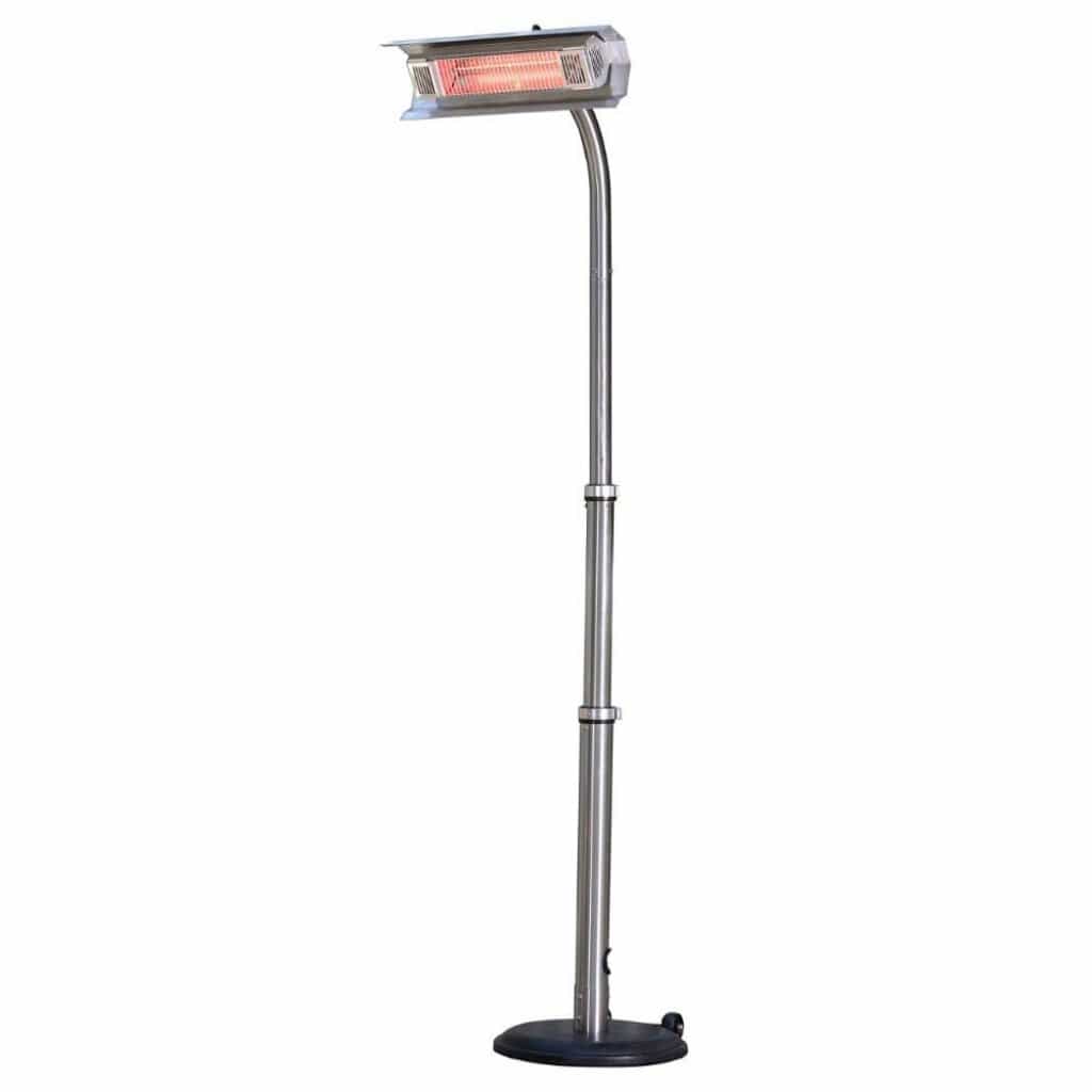 Fire Sense 22" Electric Telescoping Offset Pole Mounted Infrared Patio Heater