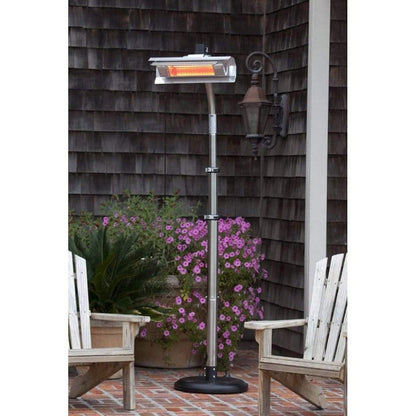 Fire Sense 22" Electric Telescoping Offset Pole Mounted Infrared Patio Heater